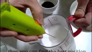 How To Make Latte Art with Mini Milk Frother [upl. by Favien]