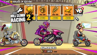 Hill Climb Racing 2  SUPERBIKE UPDATE 1380 NEW LOOKS [upl. by Ltsyrk623]