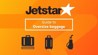 Guide to Jetstar Australia oversized baggage [upl. by Fotinas]