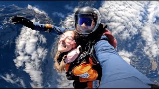 Skydive Interlaken  Lauterbrunnen  STEP 4 The Jump [upl. by Neerod]