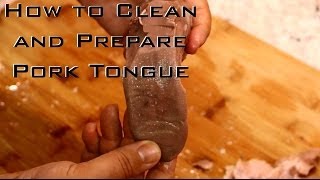 How to clean and prepare pig pork tongue [upl. by Aihsela]