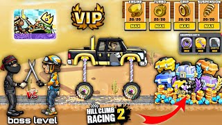 Hill Climb Racing 2  max level super diesel  boss level gameplay  August premium pass  VIP 😍🤑 [upl. by Adnawat779]