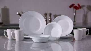 Corelle Dazzling White Unbreakable Dinnerware [upl. by Stark]