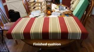 How to Cover a Cushion [upl. by Eidde]