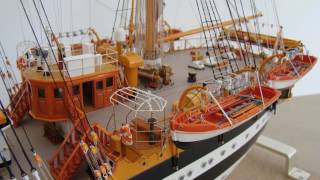 Amerigo Vespucci detailed ship model [upl. by Sumerlin]