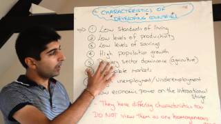 Y2IB 3 Common Characteristics of Developing Countries [upl. by Ahseal]