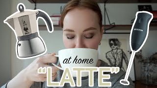 HOW TO MAKE A quotLATTEquot AT HOME moka pot  frother [upl. by Rozanne398]