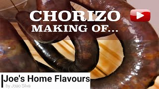 HOW TO MAKE ARTISANAL CHORIZO  PORTUGUESE LINGUICA [upl. by Alleuqahs]