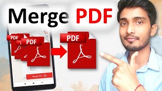 How to Merge pdf files into one  Combine PDF  Hindi [upl. by Dex634]