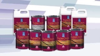 SuperDeck® Waterborne Stain  SherwinWilliams [upl. by Nicoline]