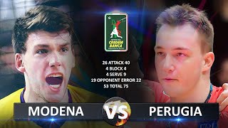 Modena vs Perugia  Italian Volleyball SuperLega 20232024 [upl. by Rox]