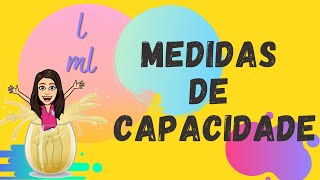 MEDIDAS DE CAPACIDADE LITROS MILILITROS [upl. by Doley]