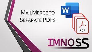 Mail Merge to Separate PDFs with Custom File Names and Folder Locations No Plugin Needed [upl. by Callahan]