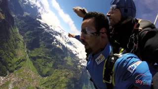 Skydive Interlaken Mr S May 2 2015 [upl. by Ellednek978]