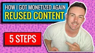 How I Got Monetized Again After Reused Content [upl. by Harlamert]