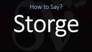 How to Pronounce Storge CORRECTLY LOVE Meaning amp Pronunciation [upl. by Marybella]