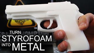 How To Turn Styrofoam Into Solid Aluminum [upl. by Eecyaj39]