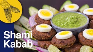 Shami Kabab Recipe—Ramzan and Eid Special Recipe  Easy panfried ground mutton or beef kebabs [upl. by Tonie]