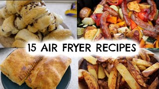 15 AIR FRYER RECIPES  WHAT TO COOK IN YOUR AIR FRYER  KERRY WHELPDALE [upl. by Ozen]