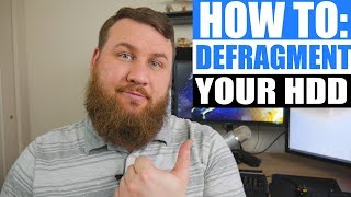 How to Defragment Your HARD DRIVE HDD [upl. by Zebulon]