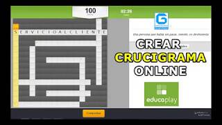 Crear crucigrama online para imprimir Create Online Crossword [upl. by Ecylahs]