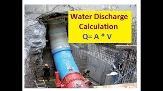 How to Calculate the Discharge or Flow Rate of a Penstock Pipe for Hydro Power Project [upl. by Nnek]