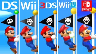 Evolution of Mario Hitting the Top of the Flagpole 19852020 [upl. by Janene]