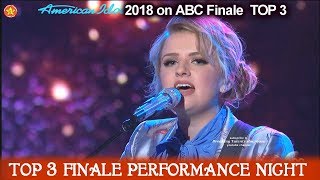 Maddie Poppe sings “Landslide” By Fleetwood Mac Homecoming Song American Idol 2018 Finale Top 3 [upl. by Htebasil]