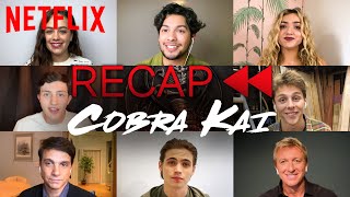 Get Ready for Cobra Kai Season 3 Official Cast Recap of Season 1 amp 2  Netflix [upl. by Ayhdiv881]