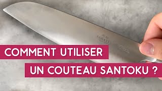 Comment utiliser un couteau santoku [upl. by Asha]