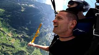 Skydive Interlaken  Eiger Grindelwald  STEP 4 The Jump [upl. by Brownson300]