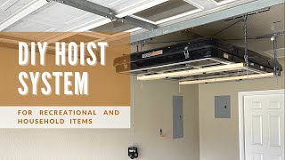 DIY Hoist System Rooftop Tents Kayaks Jeep Tops Ladders etc [upl. by Livy]