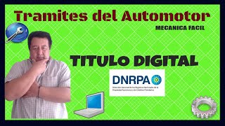 🔵como DESCARGAR el TITULO DIGITAL de un automotor  TITULO DIGITAL facil y rapido 🚀 [upl. by Biddle]