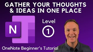 Microsoft OneNote for Windows 10 Tutorial  Beginners Level 1 [upl. by Eirrac901]