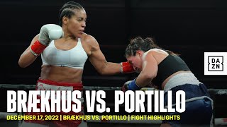 FULL FIGHT  Cecilia Brækhus vs Marisa Portillo [upl. by Acsisnarf]