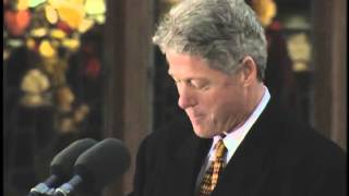 President Clintons Remarks in Londonderry 1995 [upl. by Lleumas]