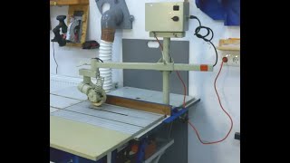 Homemade powerfeeder for woodworking [upl. by Aiela]