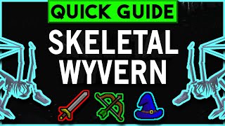 OSRS Skeletal Wyvern Slayer Guide  Safe Spot Method  Quick Guide 2020 [upl. by Adnohs]