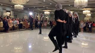 Mawtani Dabke Group  Palestinian Wedding in Dearborn [upl. by Ahsemo]