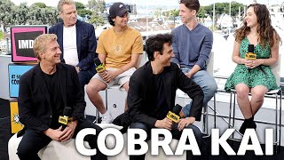 Cobra Kai Serves Up quotBad Senseisquot and Love Triangles  FULL CAST INTERVIEW [upl. by Keisling585]