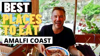 BEST PLACES TO EAT ON THE AMALFI COAST ITALY  Italy Travel Vlog [upl. by Charry]