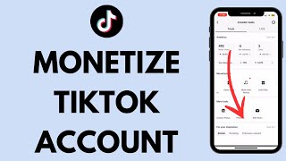 How to Monetize TikTok Account EASY  TikTok Monetization [upl. by Reste94]