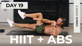 Day 19 30 Min ABS amp HIIT CARDIO at Home Workout No Equipment  6WS1 [upl. by Elstan832]