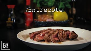 Entrecote bakken  One Minute Grill Academy  ButcheryTV [upl. by Josias280]