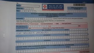 How to Fill Account Opening Form of Central Bank of India  Simplified in Hindi [upl. by Zerline503]