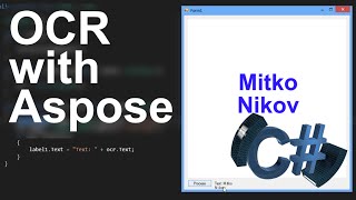 How To OCR with Aspose in C [upl. by Gnouv313]