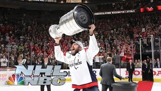 Ovechkin Capitals hoist the Stanley Cup  NHL  NBC Sports [upl. by Notniuqal]