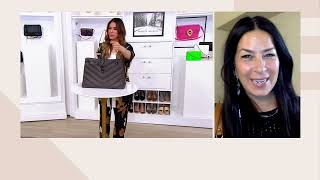 Rebecca Minkoff Edie MaxiLeather Tote on QVC [upl. by Chapman]